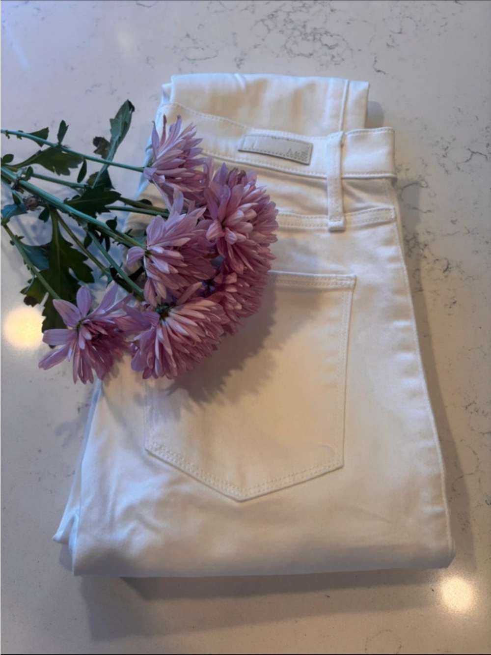 Abercrombie & Fitch White Skinny Jean Leggings
